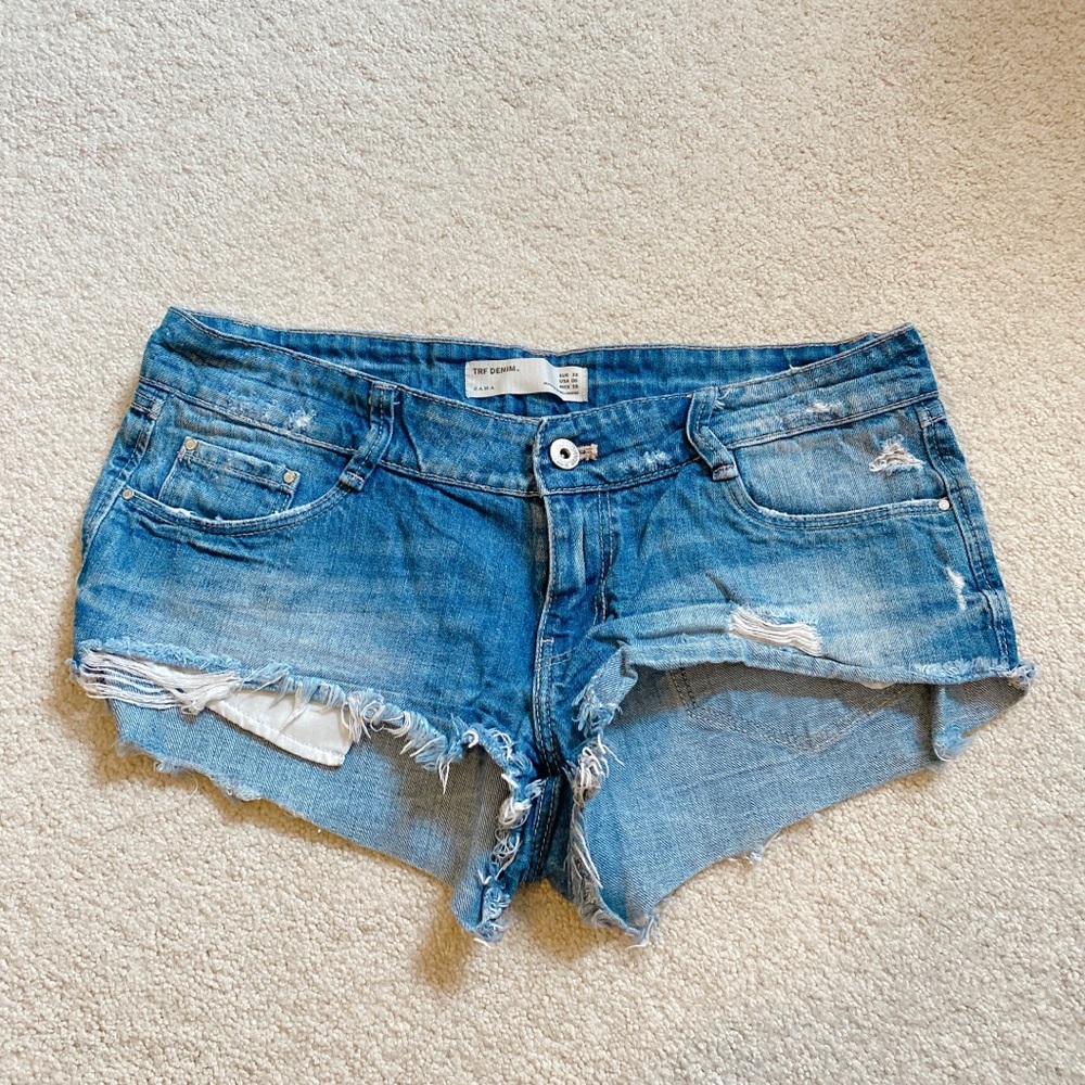 ZARA TRF Denim Shorts